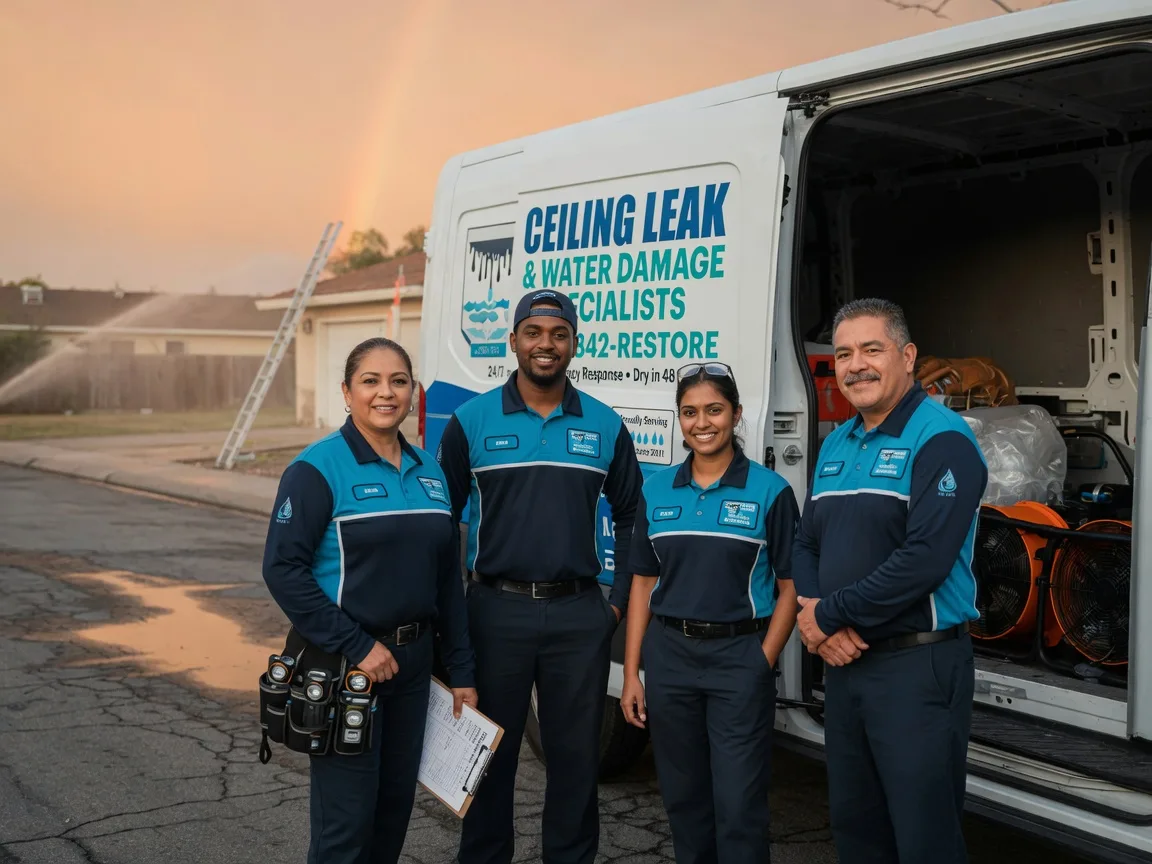 Ceiling Leak Cleanup company in Saint Mary Of The Woods, IN